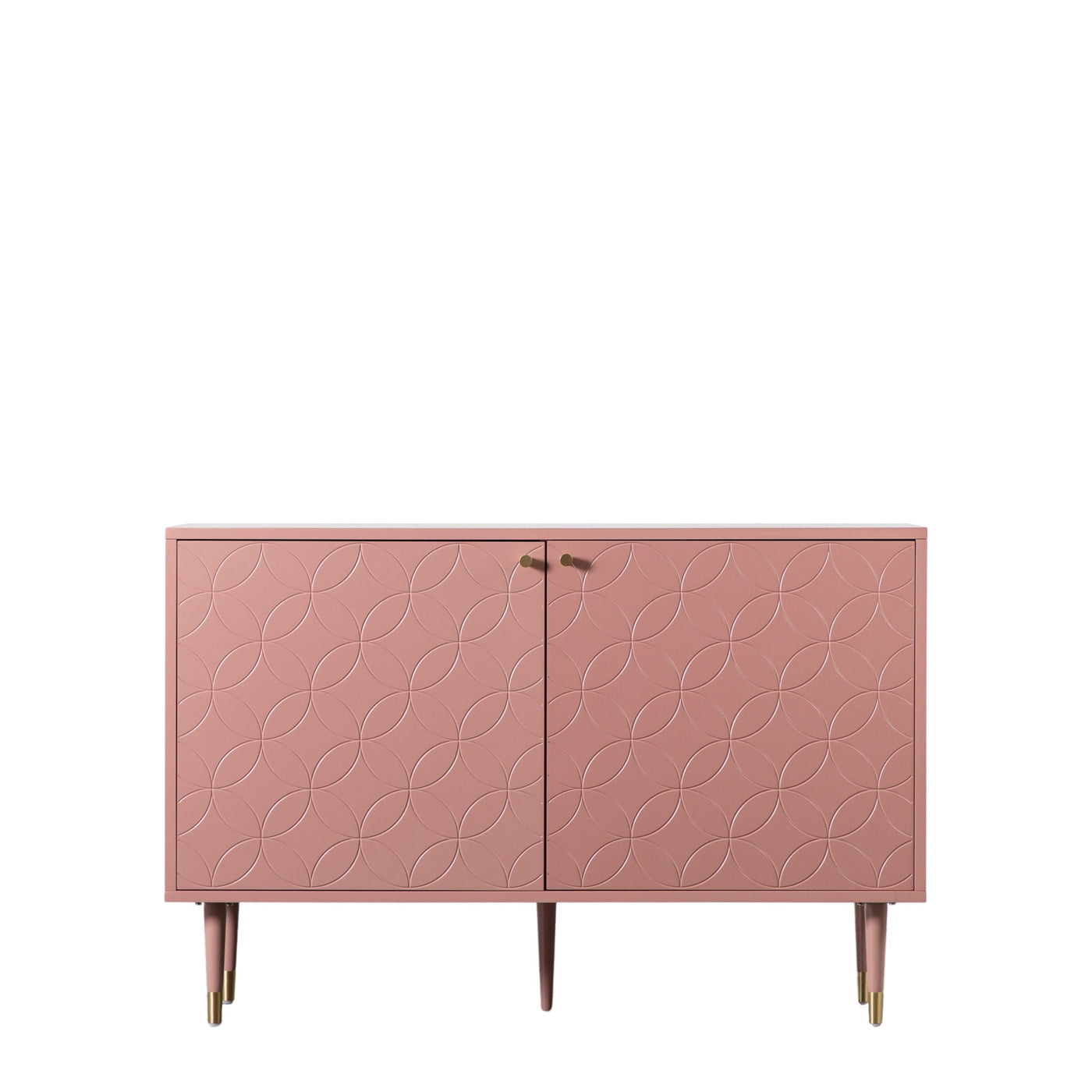 Bodhi Living Chipping 2 Door Cabinet Pink 1200x400x790mm House of Isabella UK