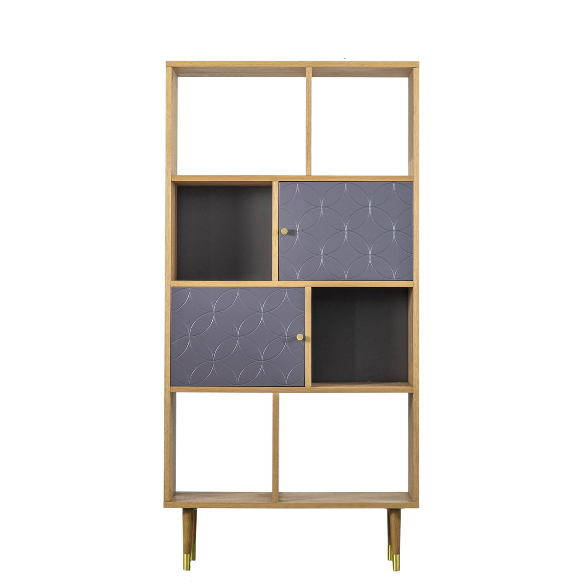 Chipping Display Unit Oak Grey 800x300x1600mm.