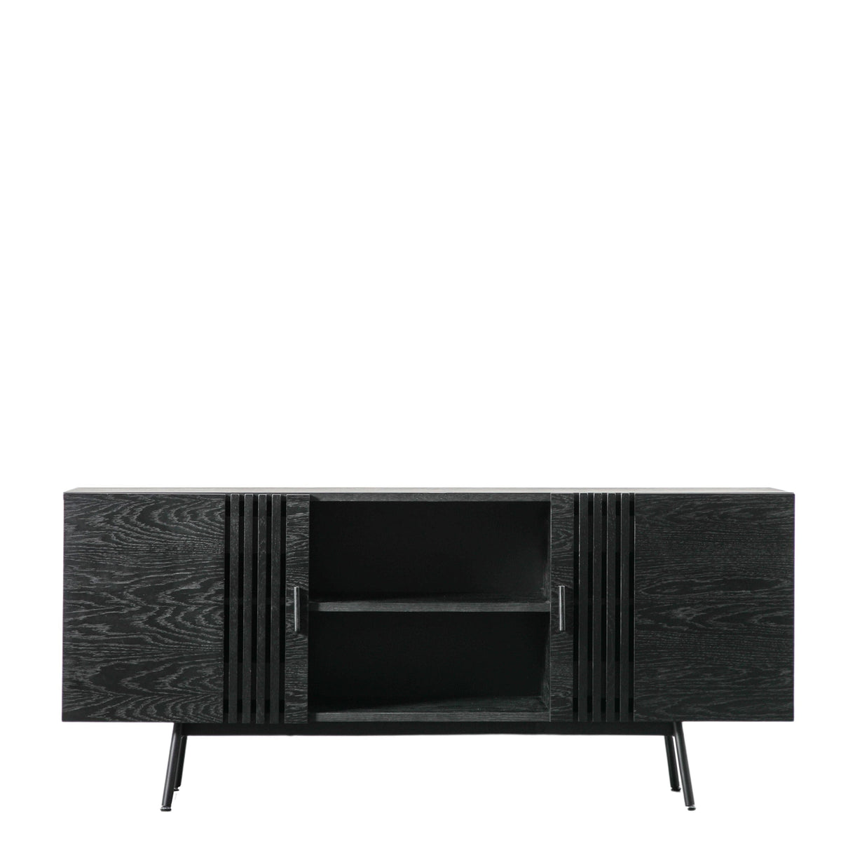Chivery Sideboard Black 1600x420x700mm.