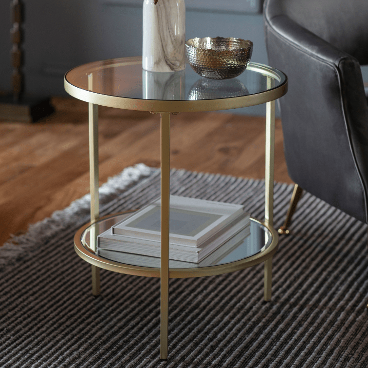Cinderford Side Table Champagne.