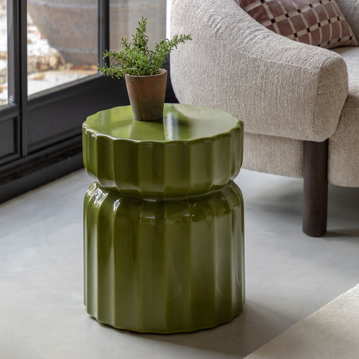 Bodhi Living Cirella Side Table Verde House of Isabella UK