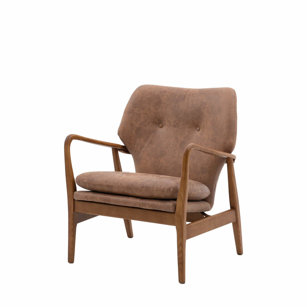 Cockpole Armchair - Brown.
