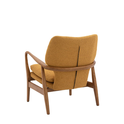 Bodhi Living Cockpole Armchair - Ochre House of Isabella UK