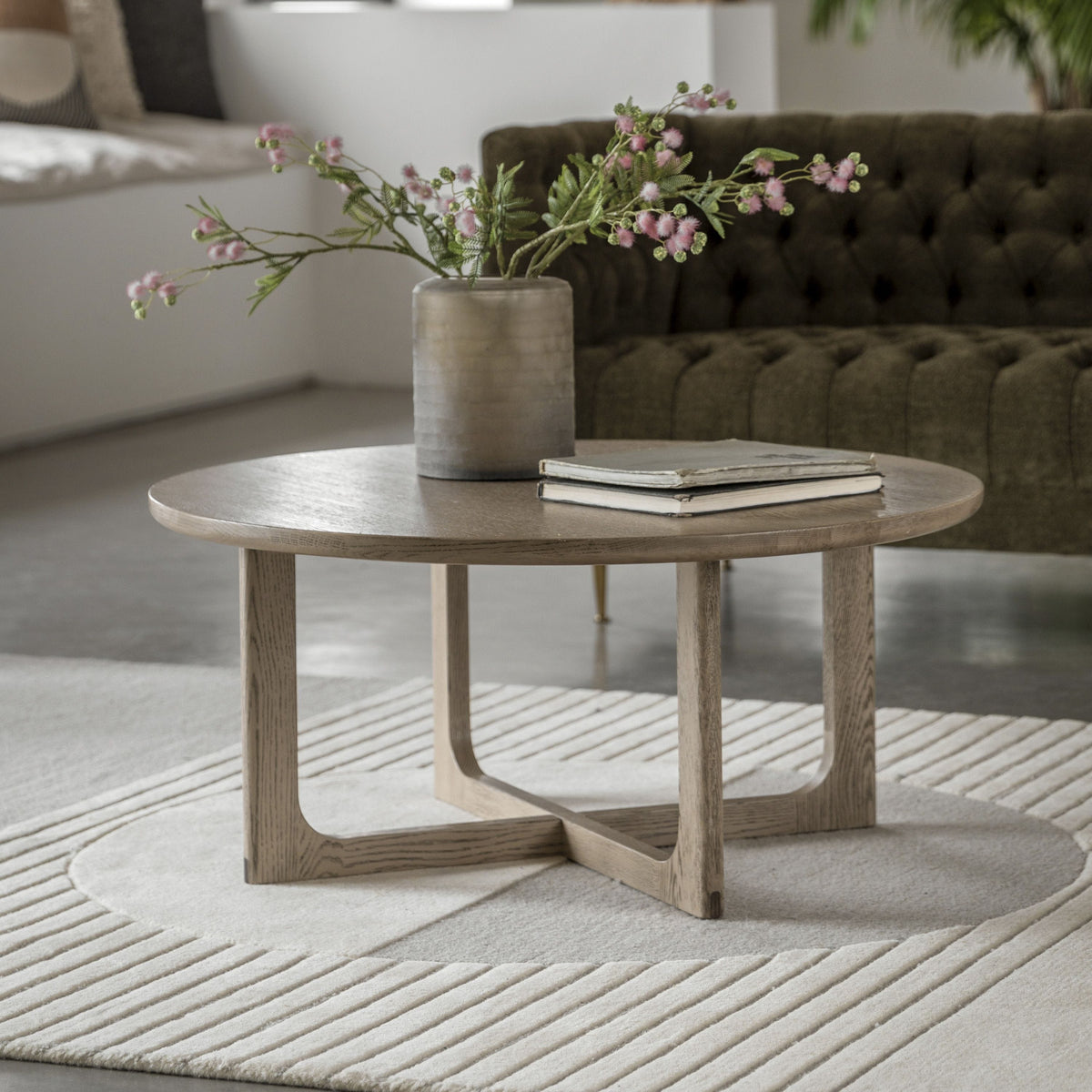 Craft Round Coffee Table Smoked.