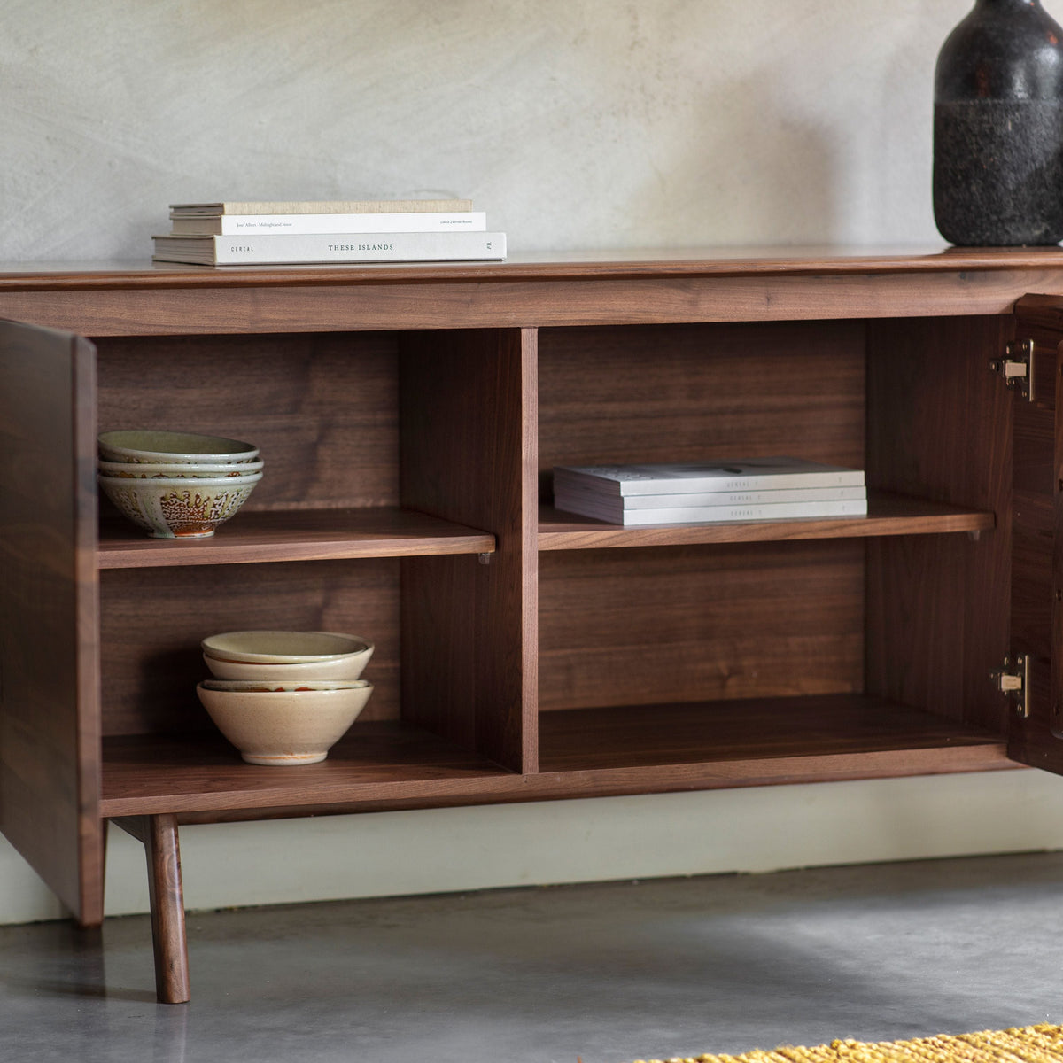 Cumbrian 2 Door / 3 Drawer Sideboard Walnut.