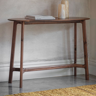 Bodhi Living Cumbrian Console Table Walnut House of Isabella UK