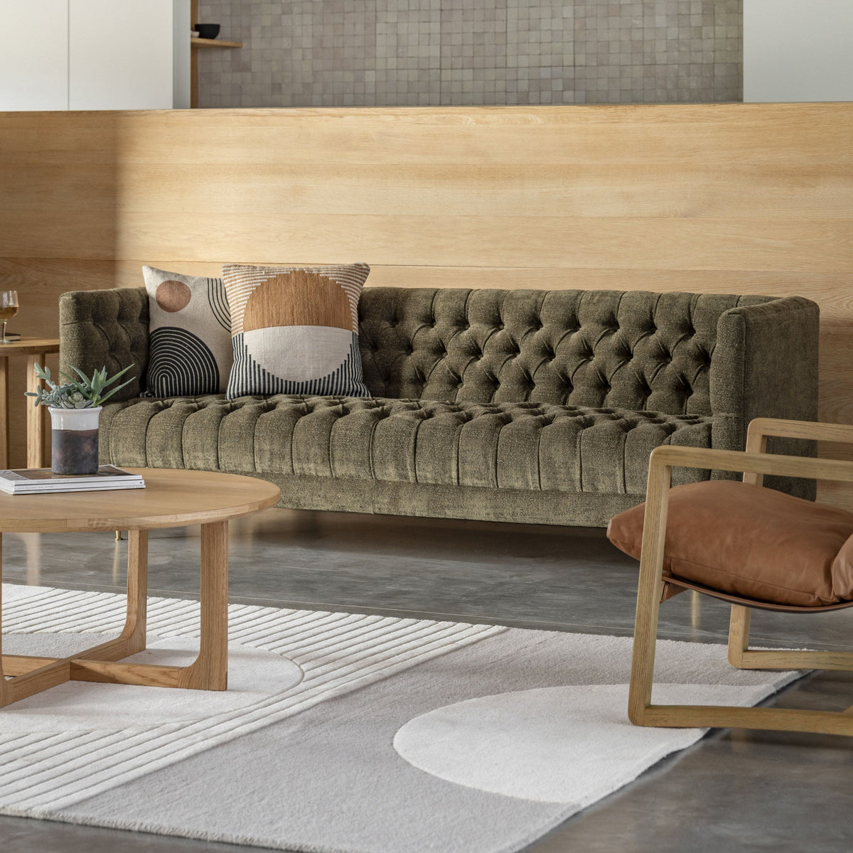 Dalton Sofa Moss Green.