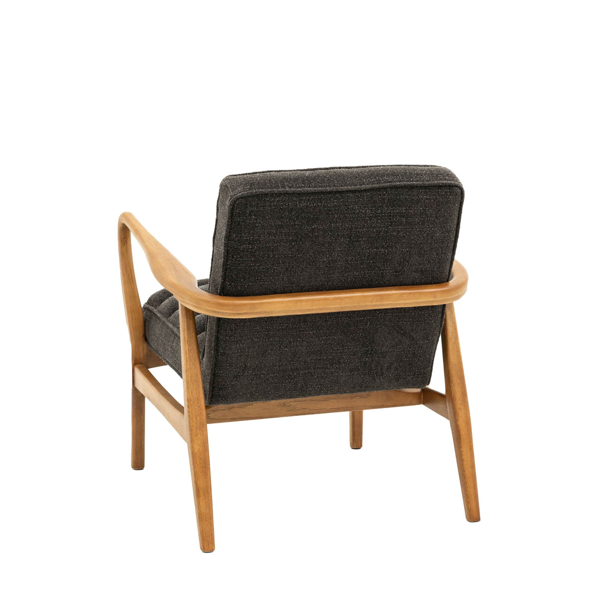 Bodhi Living Datzun Armchair Charcoal Boucle House of Isabella UK