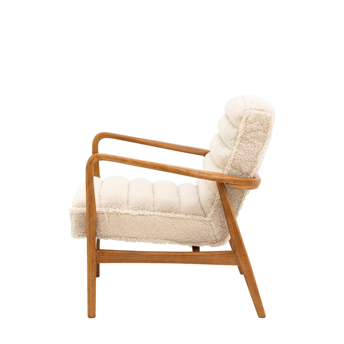 Bodhi Living Datzun Armchair Cream Sheepskin House of Isabella UK