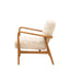 Bodhi Living Datzun Armchair Cream Sheepskin House of Isabella UK