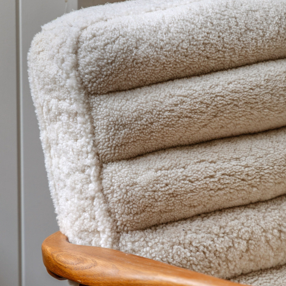 Bodhi Living Datzun Armchair Cream Sheepskin House of Isabella UK