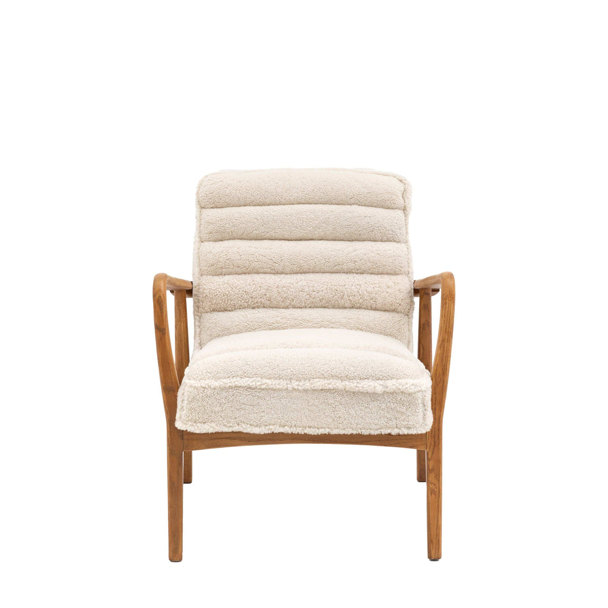 Bodhi Living Datzun Armchair Cream Sheepskin House of Isabella UK