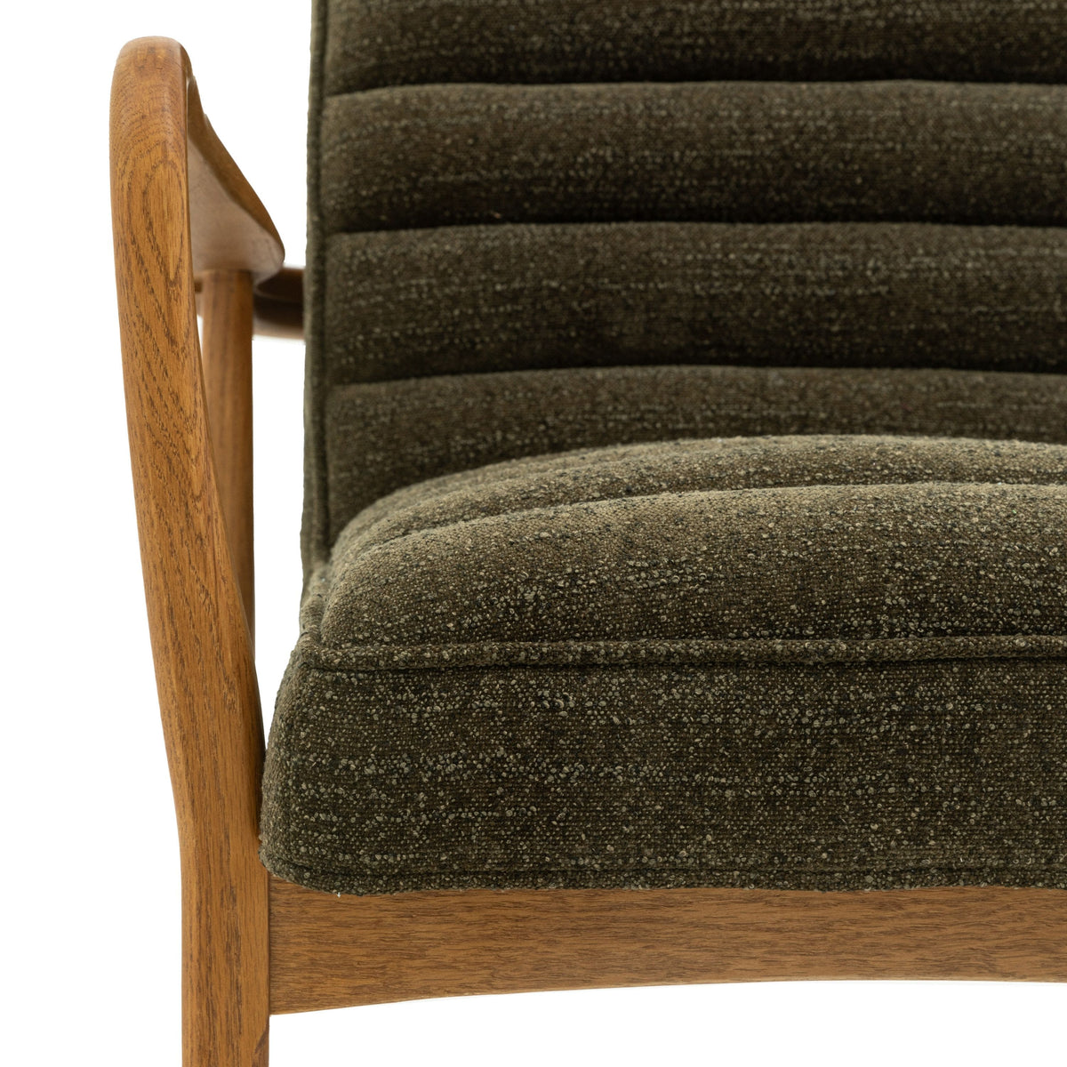 Bodhi Living Datzun Armchair Green Boucle House of Isabella UK