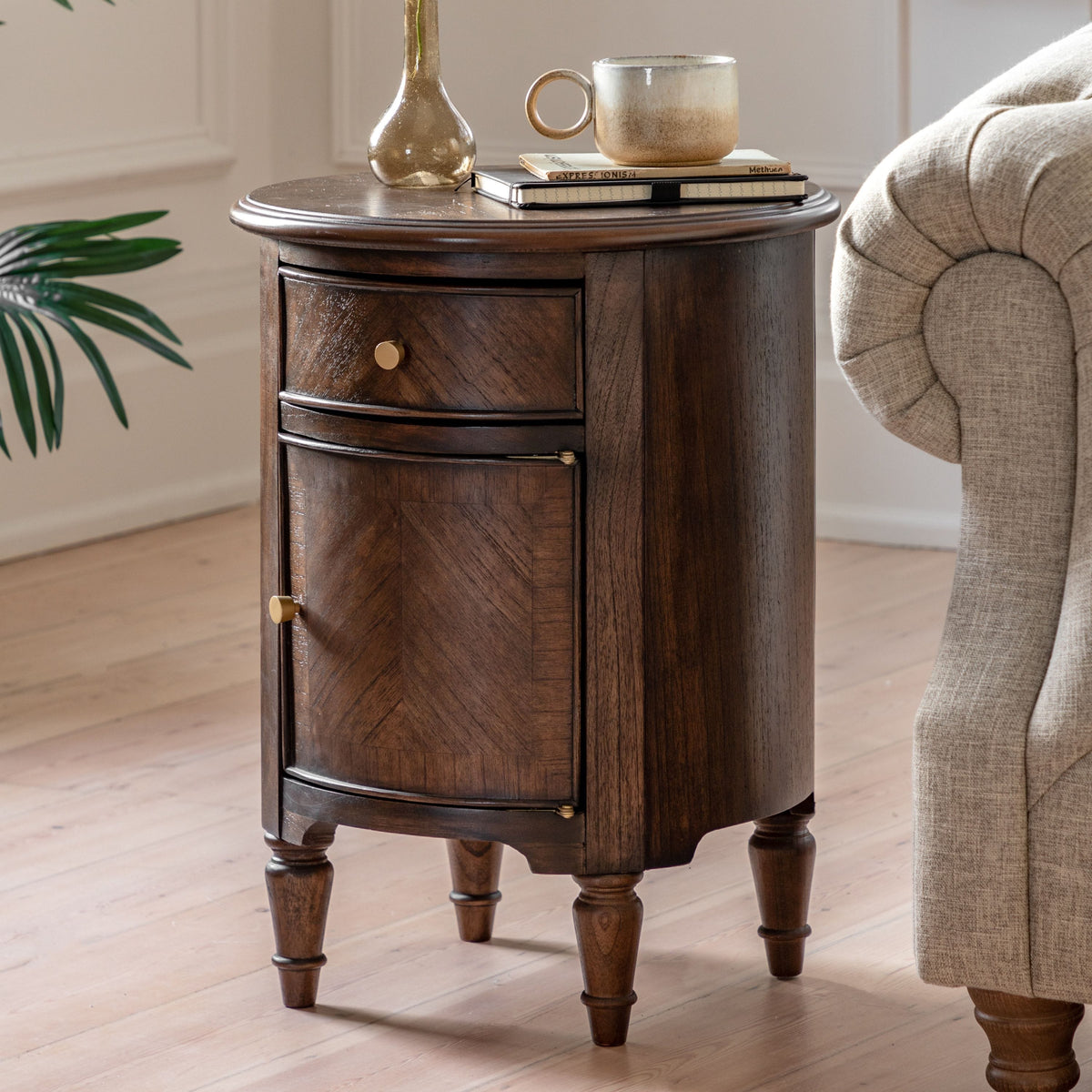Dawley Drum Side Table.