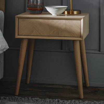 Bodhi Living Diss 1 Drawer Side Table House of Isabella UK