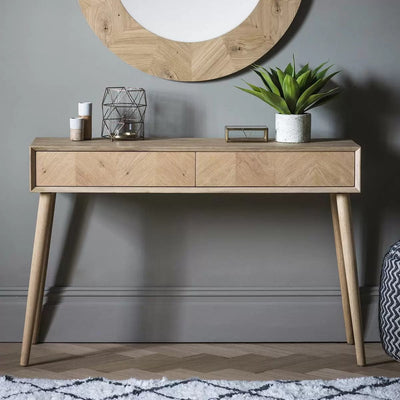 Bodhi Living Diss 2 Drawer Console Table House of Isabella UK