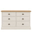Bodhi Living Eton 6 Drawer Chest White House of Isabella UK