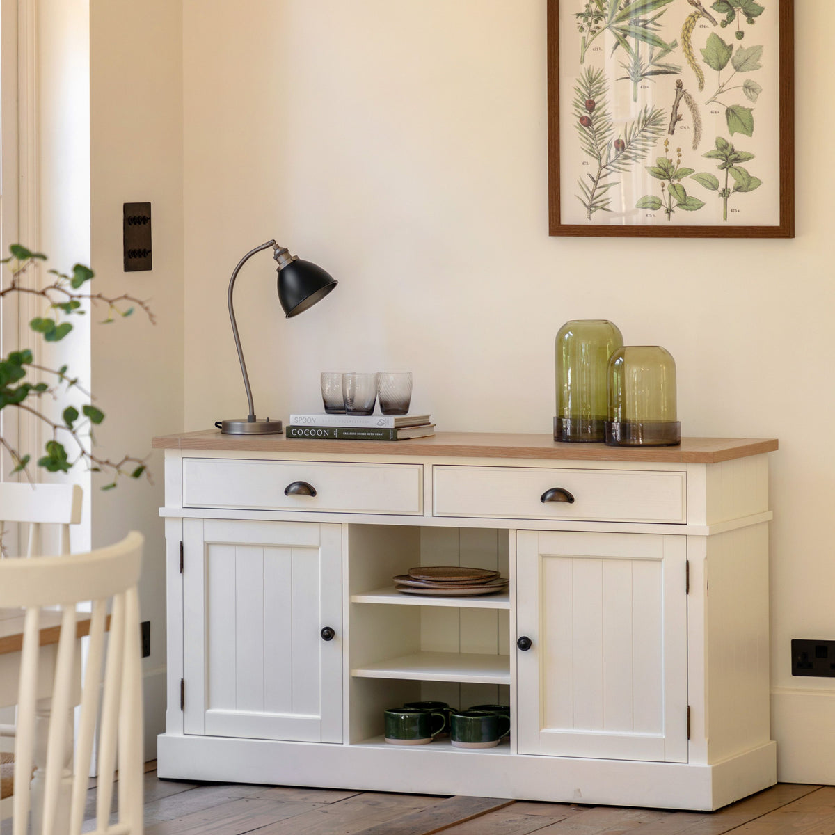 Bodhi Living Eton Sideboard White Large House of Isabella UK