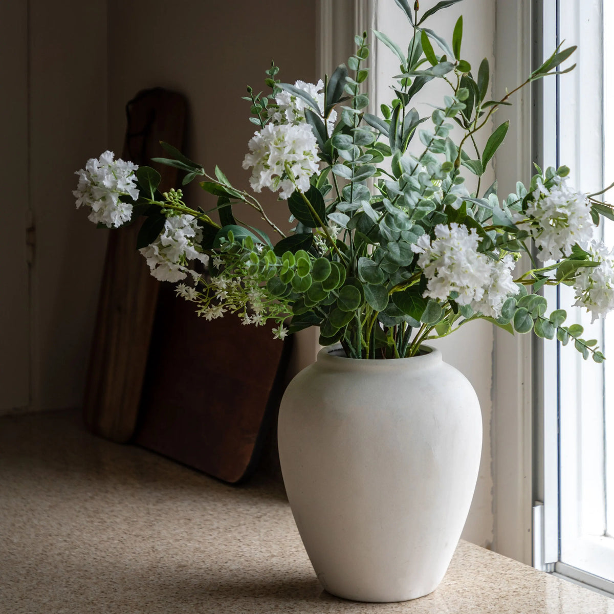 Bodhi Living Eucalyptus Floral Vase Arrangement House of Isabella UK