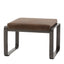 Bodhi Living Fabien Footstool Brown Leather House of Isabella UK