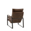 Bodhi Living Fabien Lounger Brown Leather House of Isabella UK