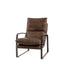 Bodhi Living Fabien Lounger Brown Leather House of Isabella UK