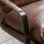 Bodhi Living Fabien Lounger Brown Leather House of Isabella UK