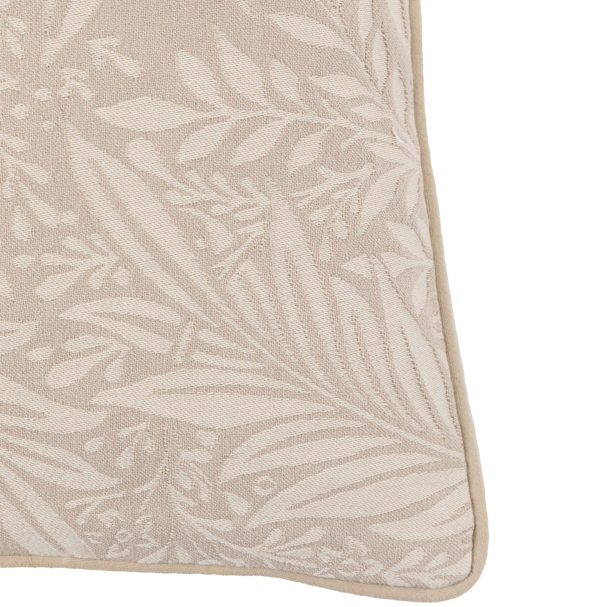 Bodhi Living Fallow Leaf Woven Cushion Natural House of Isabella UK