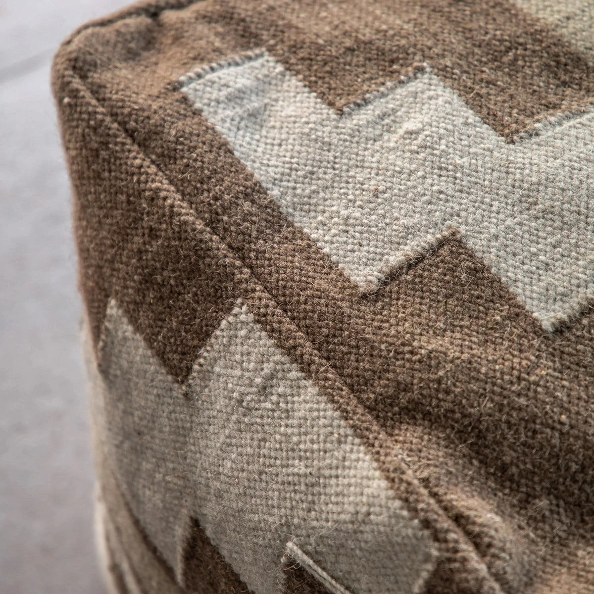 Bodhi Living Falun Tonal Pouffe Biscuit House of Isabella UK