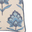 Bodhi Living Fleur Embroidered Cushion Ink Blue House of Isabella UK
