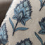 Bodhi Living Fleur Embroidered Cushion Ink Blue House of Isabella UK