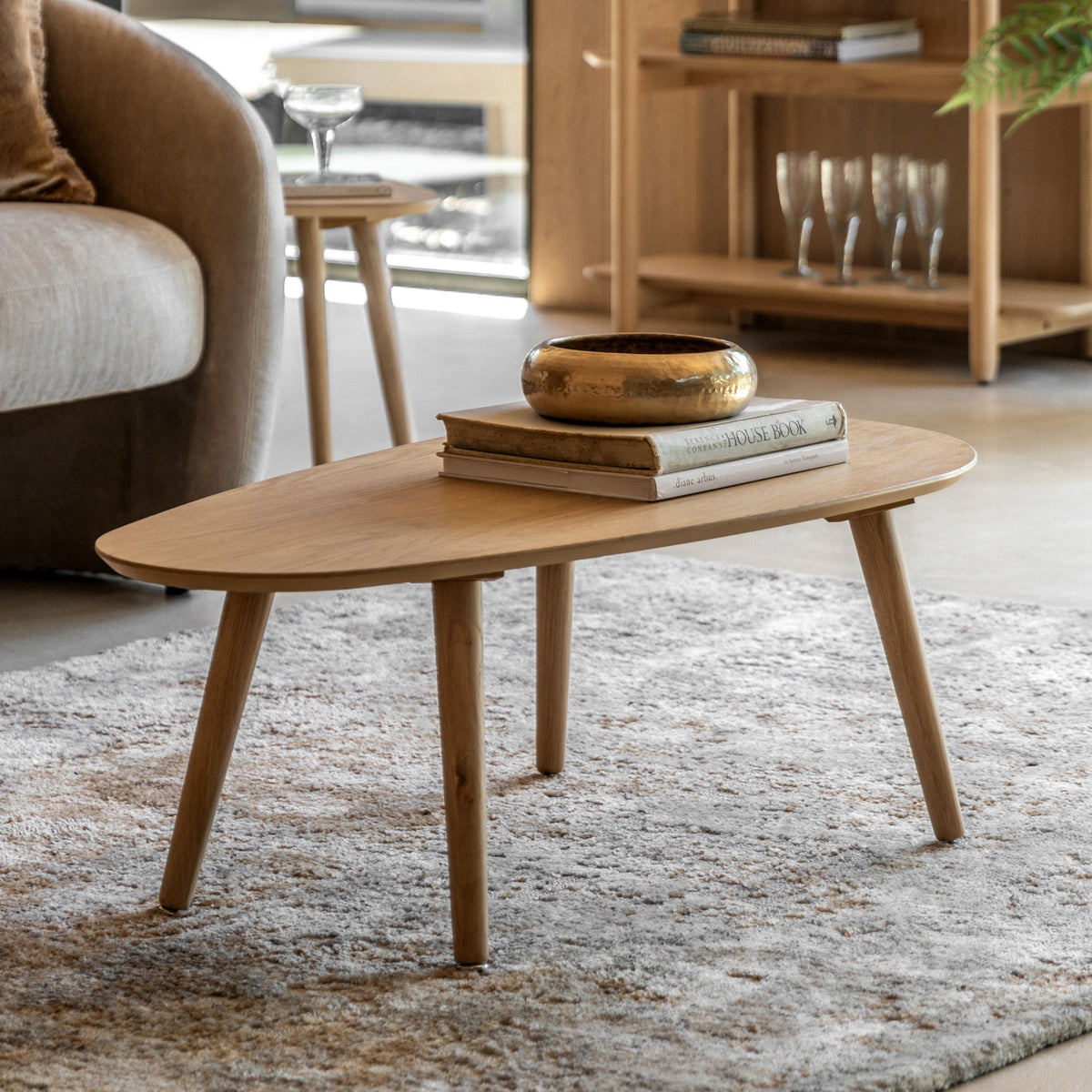 Bodhi Living Hatter Coffee Table Natural House of Isabella UK