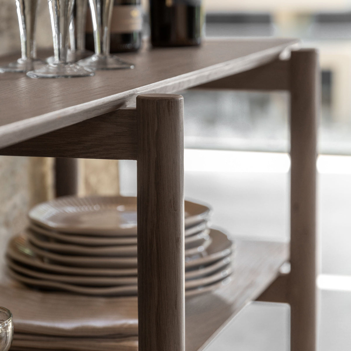 Bodhi Living Hatter Open Display Smoked Small House of Isabella UK