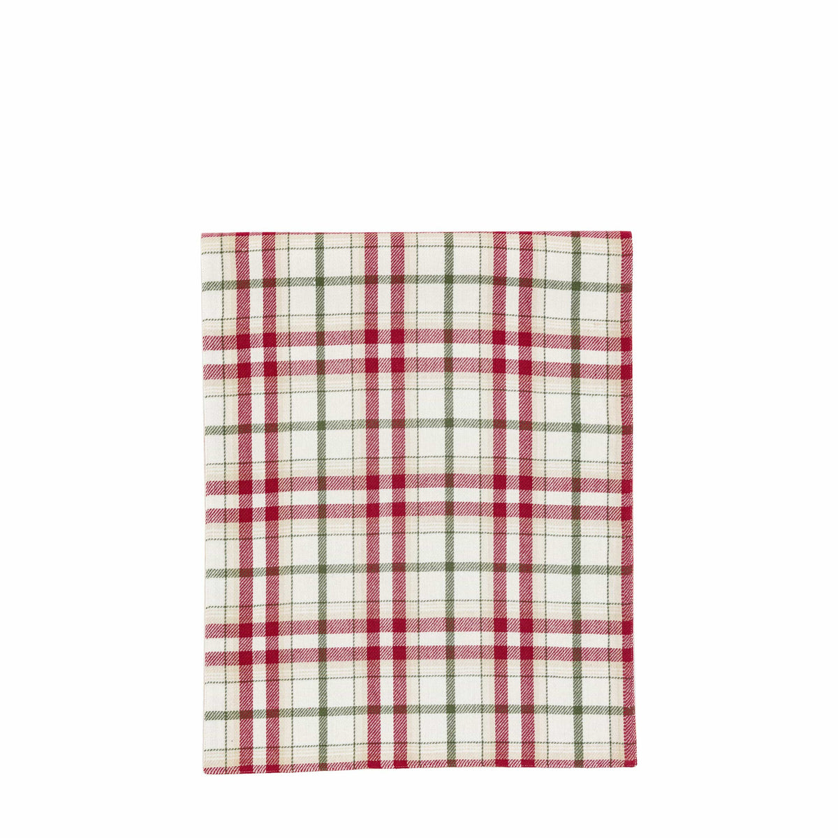 Bodhi Living Heritage Christmas Check Table Runner Small House of Isabella UK