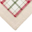 Bodhi Living Heritage Christmas Check Table Runner Small House of Isabella UK