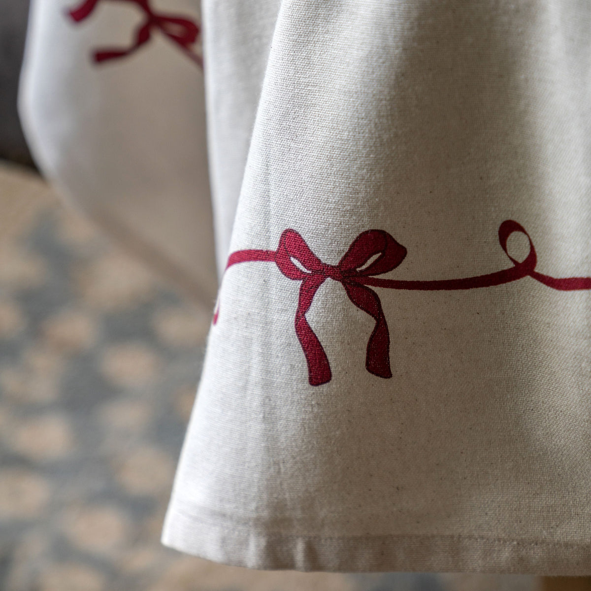 Bodhi Living Heritage Christmas Printed Table Cloth Small House of Isabella UK