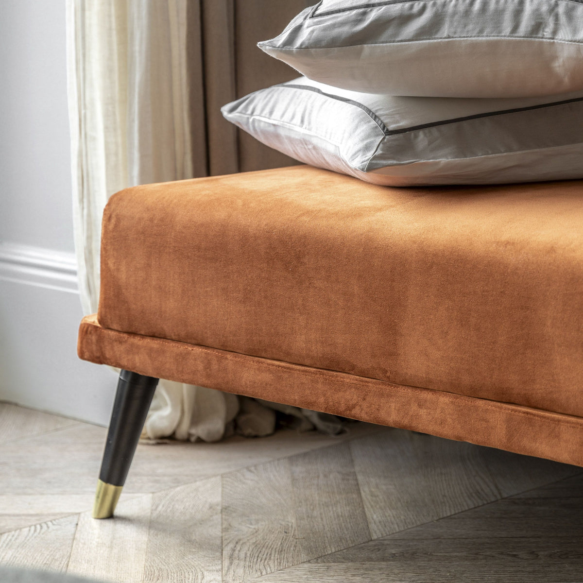 Holt Sofa Bed Rust.