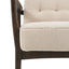 Bodhi Living Humber Armchair Cream Faux Sheepskin House of Isabella UK