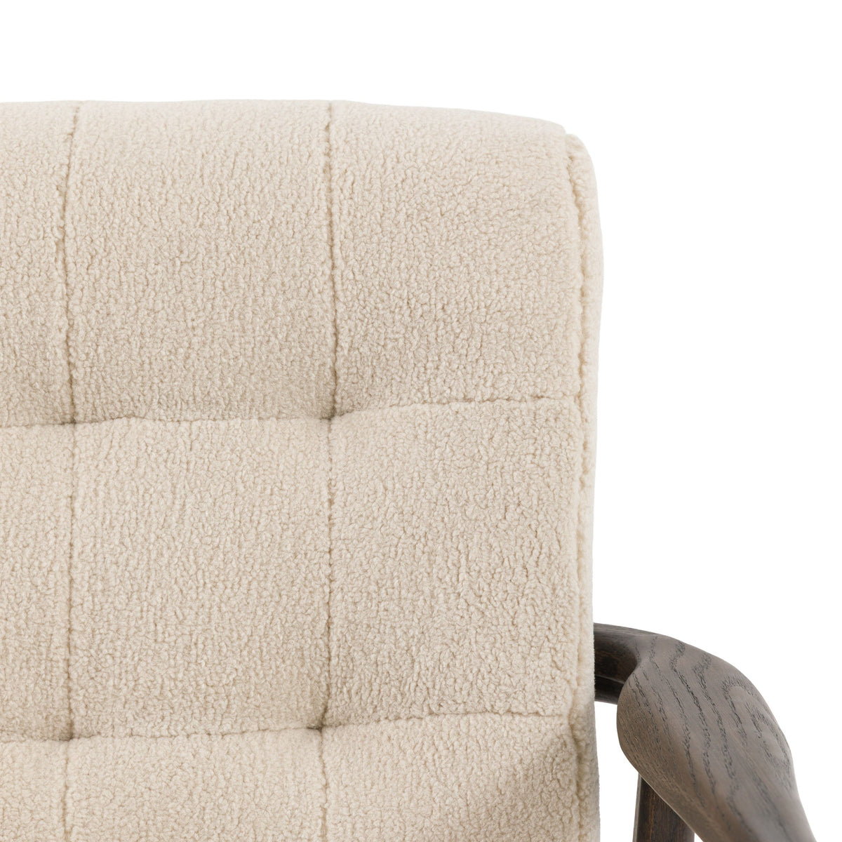 Bodhi Living Humber Armchair Cream Faux Sheepskin House of Isabella UK