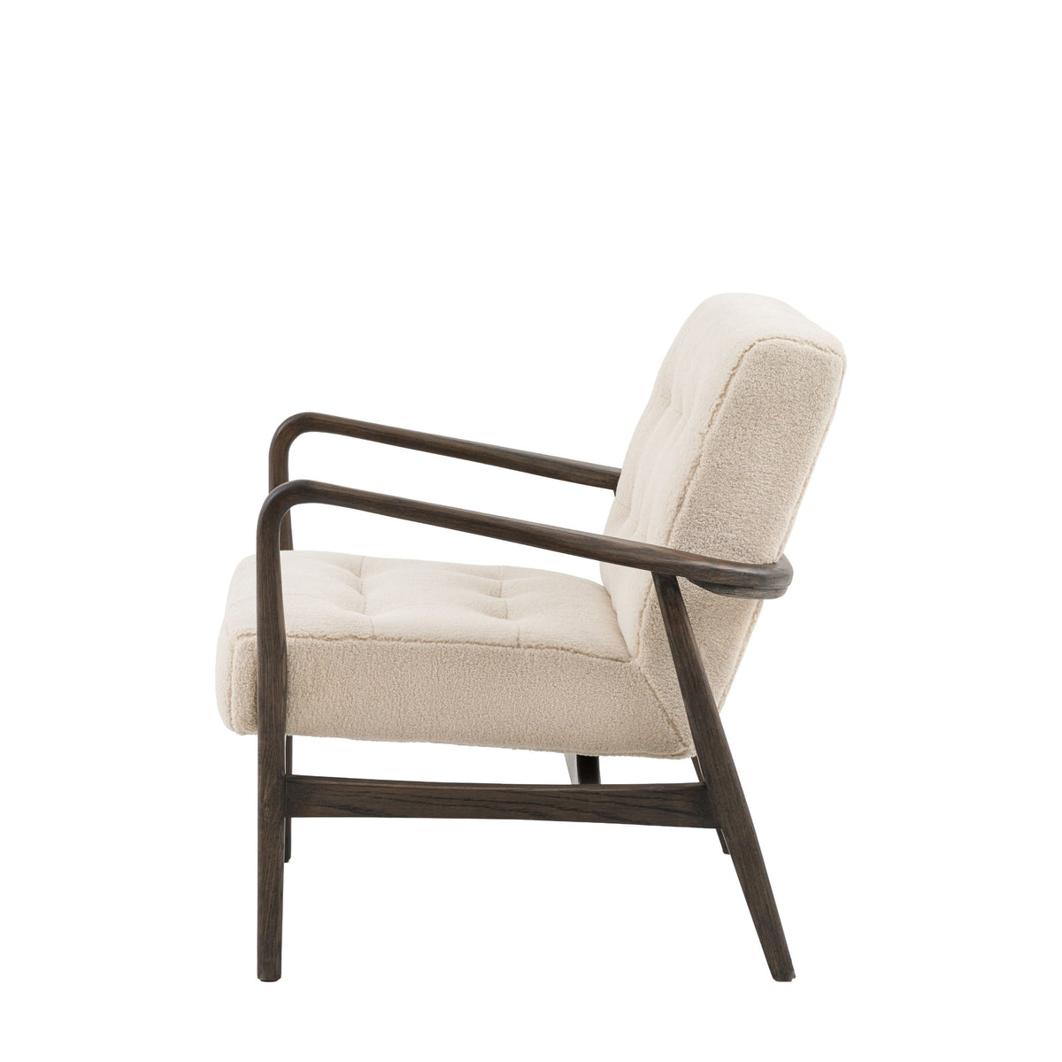 Bodhi Living Humber Armchair Cream Faux Sheepskin House of Isabella UK