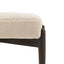 Bodhi Living Humber Footstool Cream Faux Sheepskin House of Isabella UK