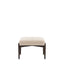 Bodhi Living Humber Footstool Cream Faux Sheepskin House of Isabella UK