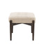 Bodhi Living Humber Footstool Cream Faux Sheepskin House of Isabella UK