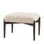 Bodhi Living Humber Footstool Cream Faux Sheepskin House of Isabella UK