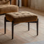 Bodhi Living Humber Footstool Ochre Faux Sheepskin House of Isabella UK