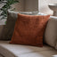 Bodhi Living Kaia Chenille Cushion Rust House of Isabella UK