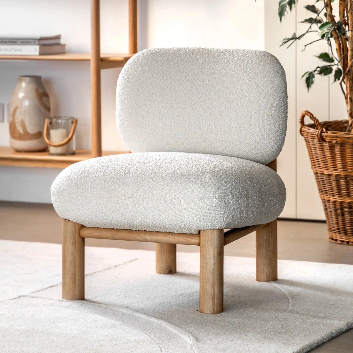 Bodhi Living Kubbe Chair Vanilla House of Isabella UK