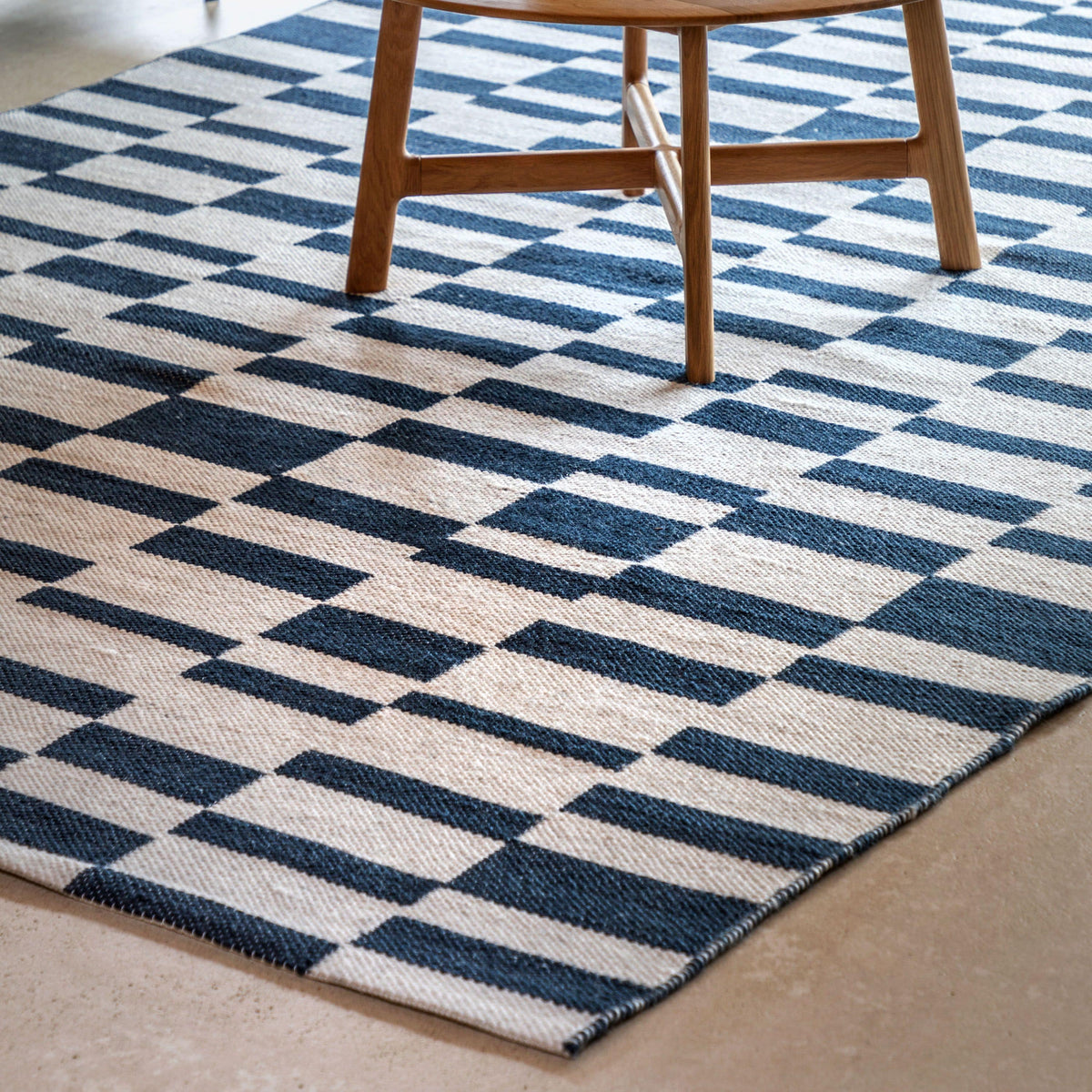 Bodhi Living Lara Jacquard Rug Blue Large House of Isabella UK