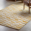 Bodhi Living Lara Jacquard Rug Mustard Large House of Isabella UK