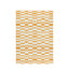 Bodhi Living Lara Jacquard Rug Mustard Small House of Isabella UK
